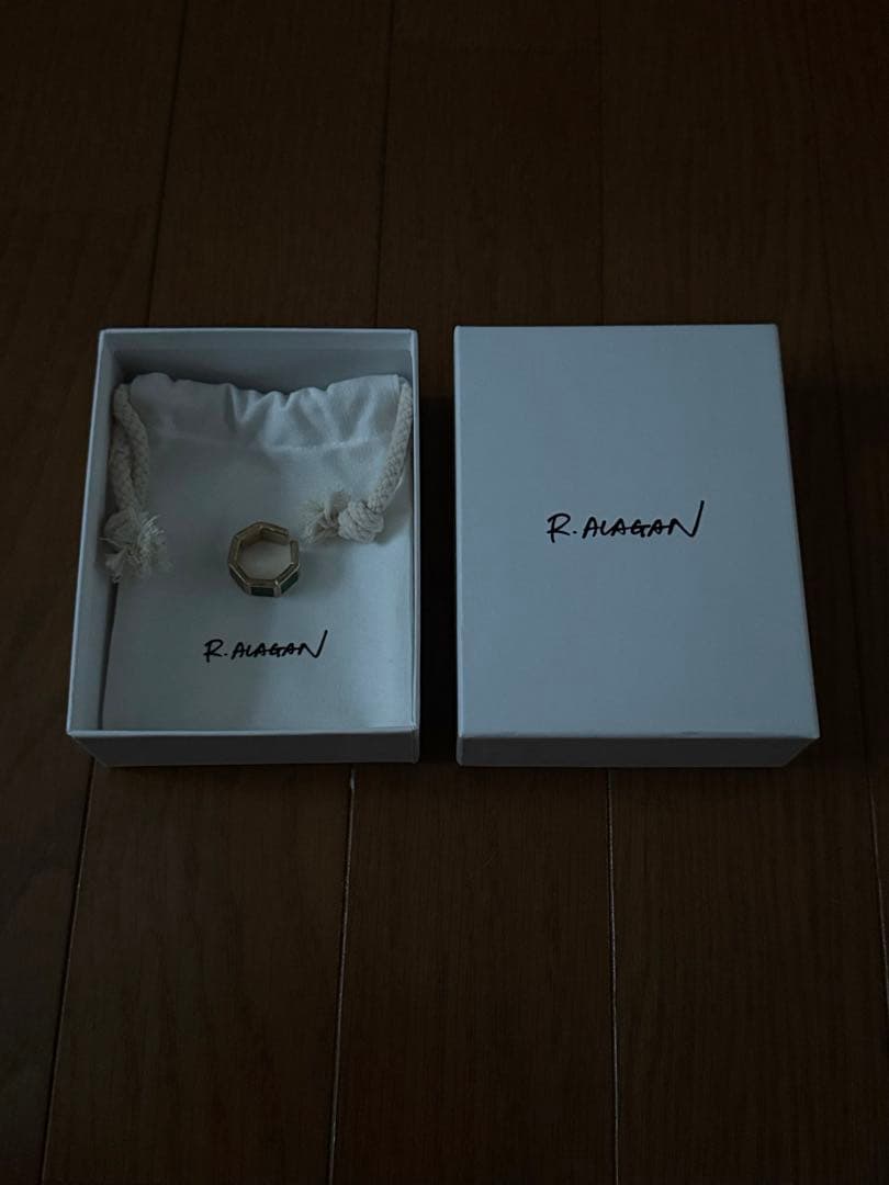 sea☻  R.ALAGAN TILE RING グリーンオニキス