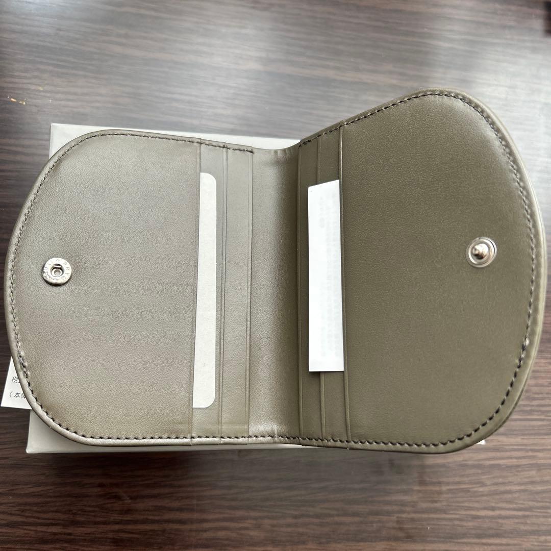 新品未使用　マーガレットハウエルアイデア　コンパクト２つ折り財布　グレー