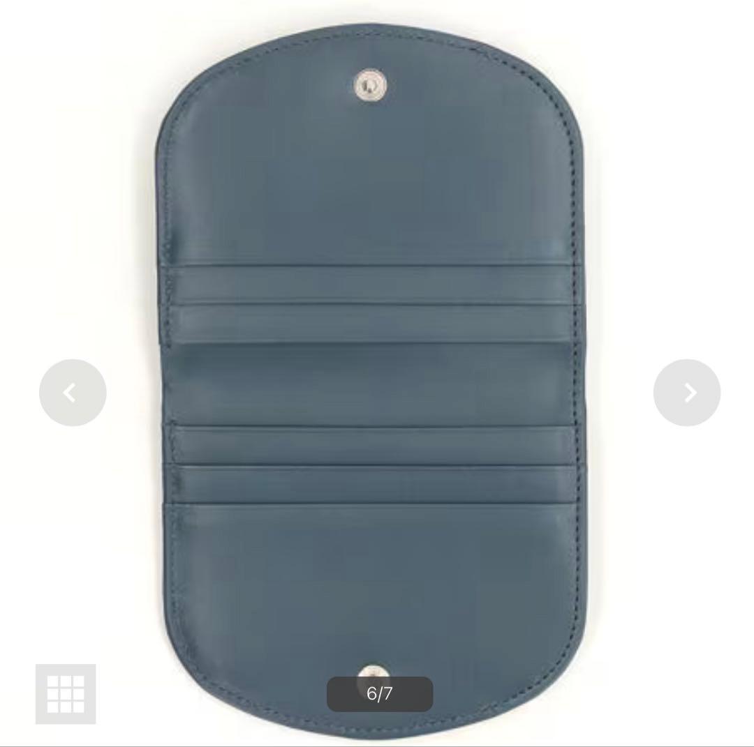 新品未使用　マーガレットハウエルアイデア　コンパクト２つ折り財布　グレー