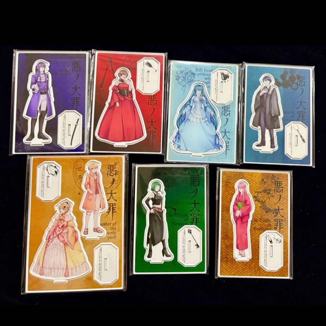 悪ノ大罪 台座付きアクリルスタンド コンプリートmothy 悪ノPアクスタ