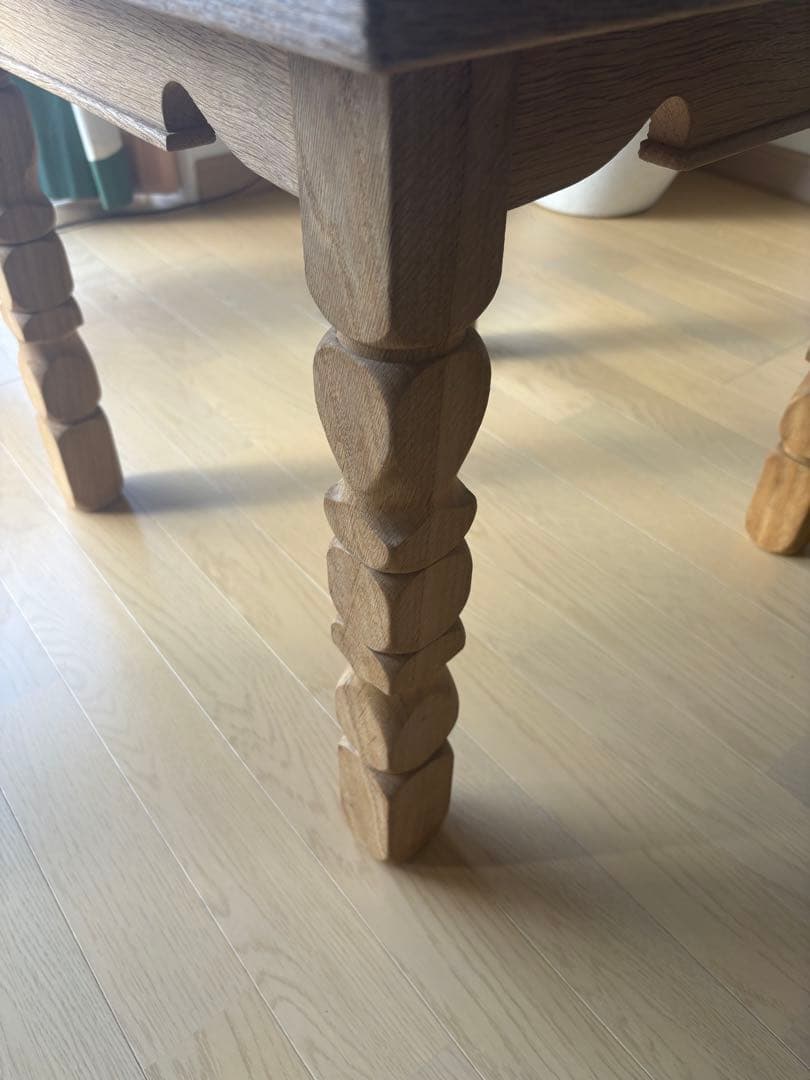 【シャークアタック購入】タイル天板 アンティーク ローテーブル/ヴィンテージ