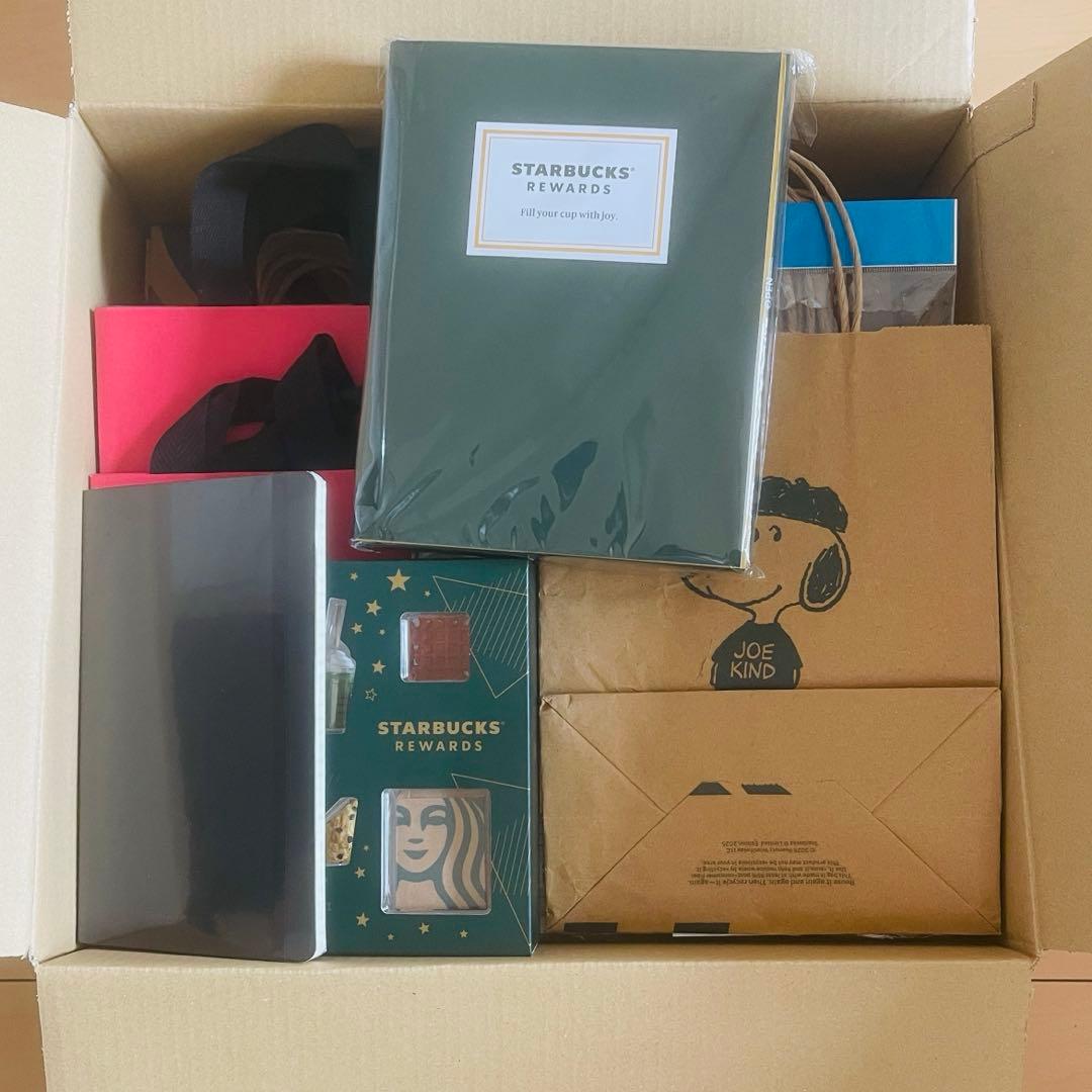 スターバックス　リワード限定オリジナルグッズ　ペーパーバッグ　ショッパー