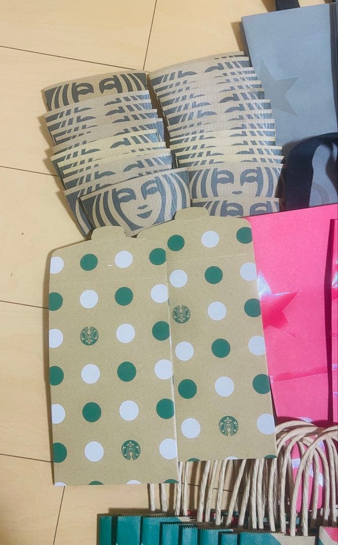 スターバックス　リワード限定オリジナルグッズ　ペーパーバッグ　ショッパー