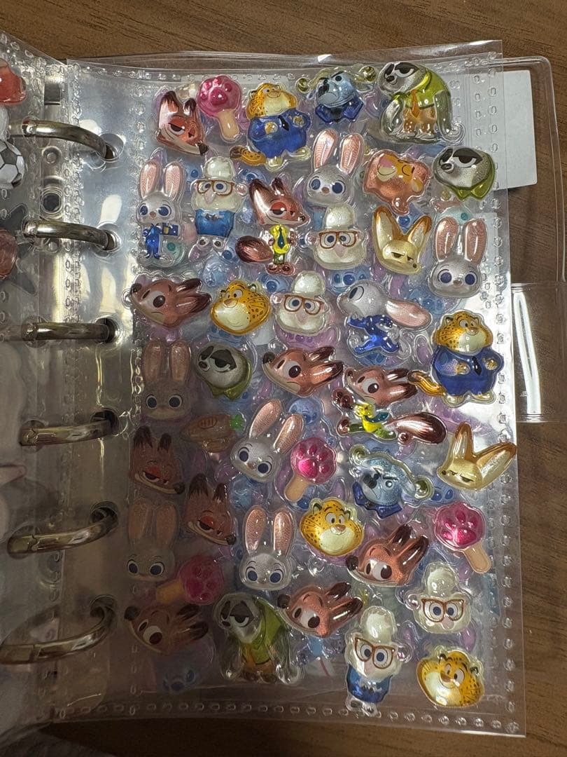 シール帳 完成品