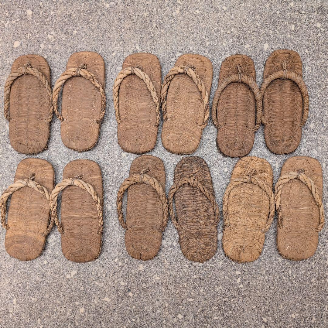 茶道具　露地用　ぞうり・雪駄　二十二足