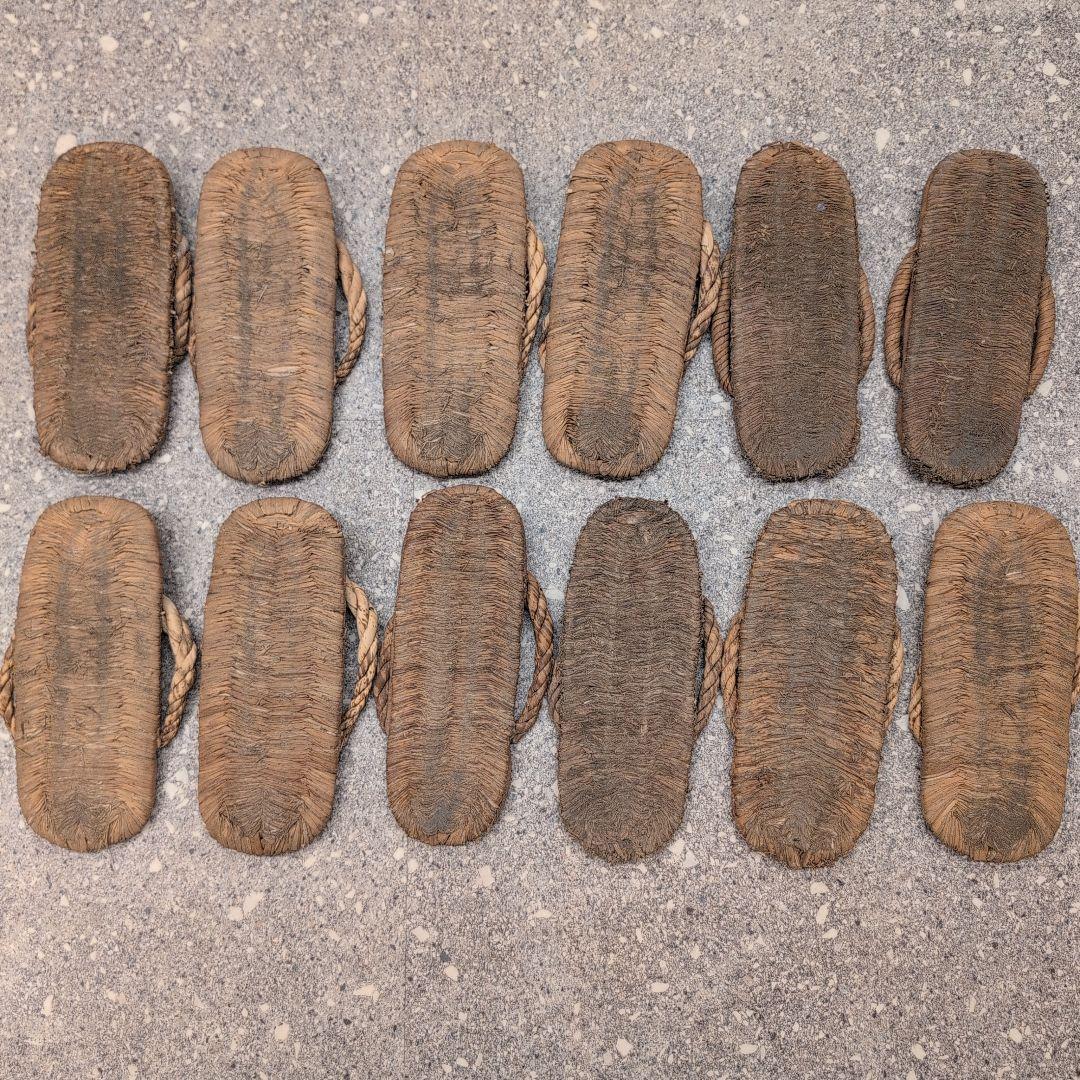 茶道具　露地用　ぞうり・雪駄　二十二足