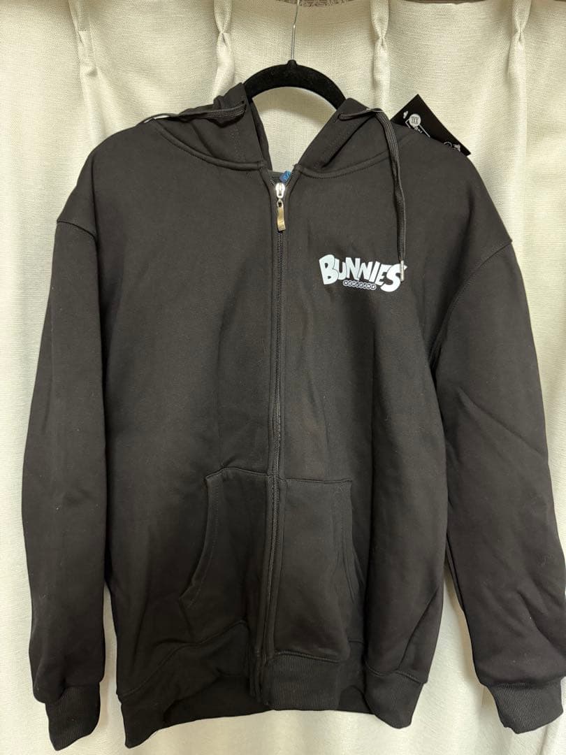 NEWJEANS BUNNIES CLUB パーカー【ブラック】