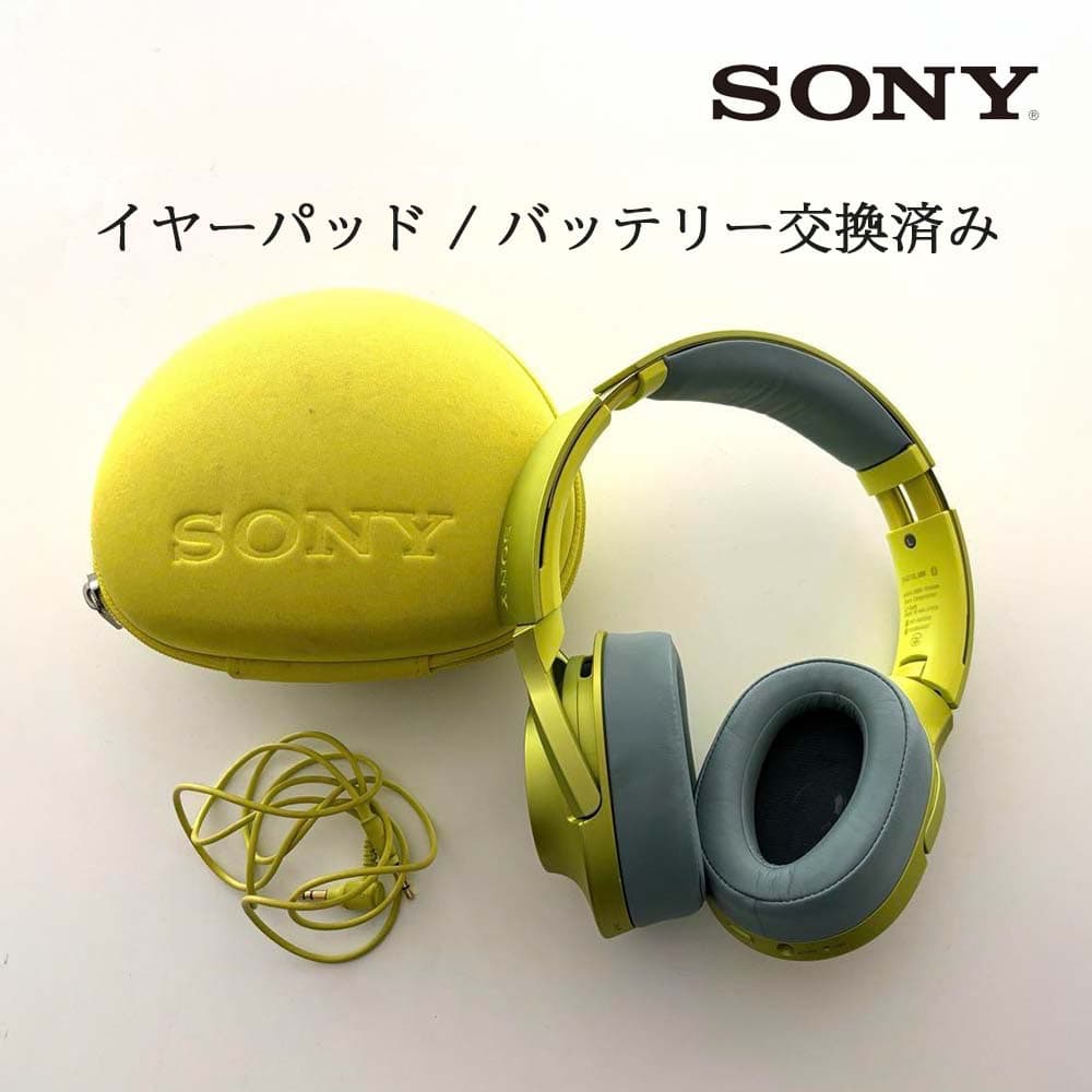ソニー ヘッドホン SONY h.ear MDR-100ABN(Y)