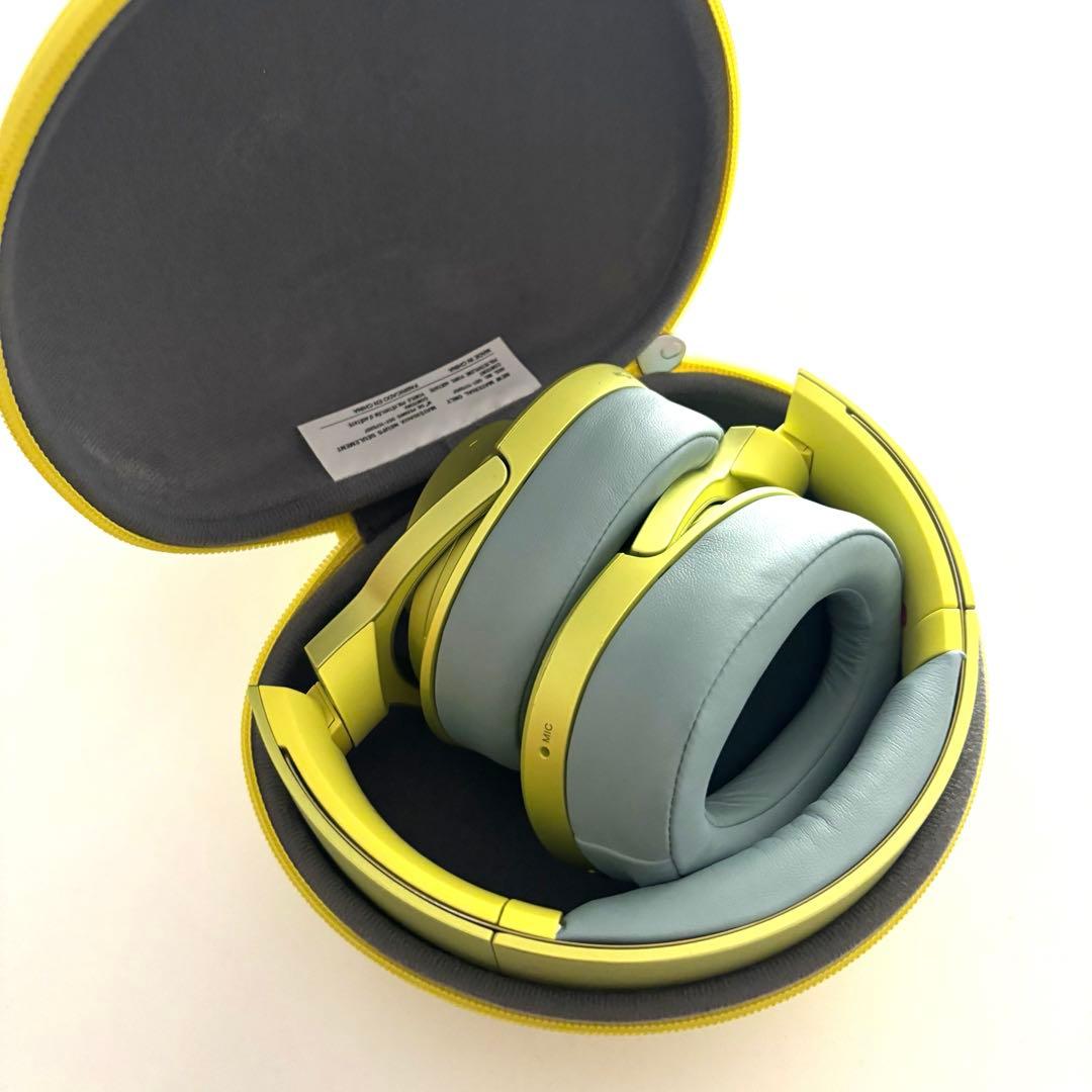 ソニー ヘッドホン SONY h.ear MDR-100ABN(Y)