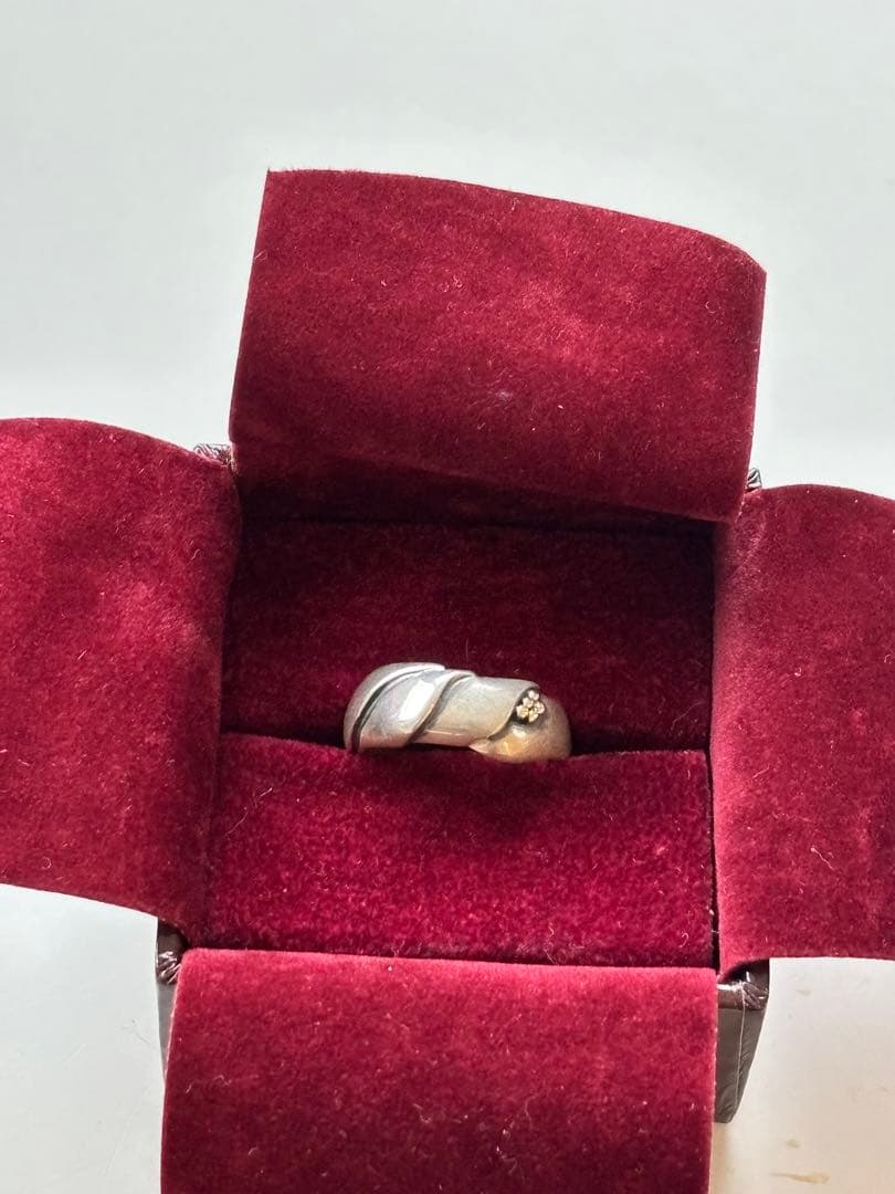   ジョージジェンセン シルバーリング ツイストデザイン