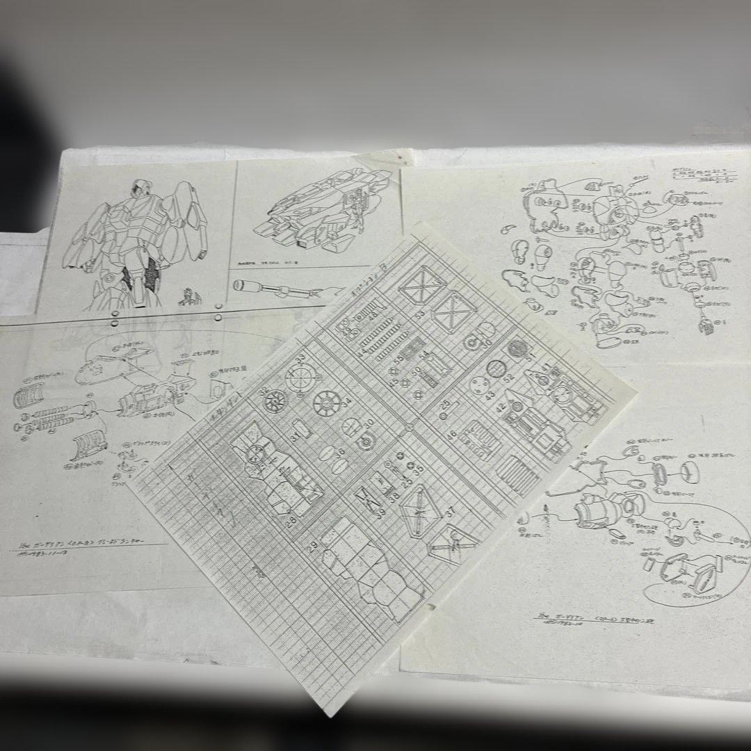 【設定資料】超時空騎団サザンクロス　A4、B4、B5サイズの用紙