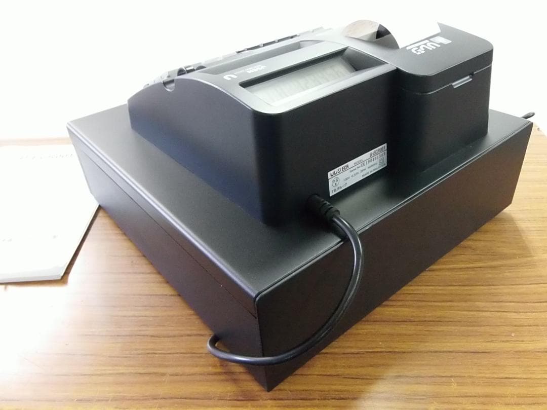 美品 Uレジ レジスター 8部門 適格簡易請求書 U-ECRO01　250818