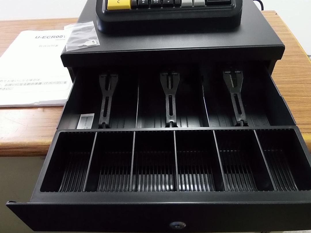 美品 Uレジ レジスター 8部門 適格簡易請求書 U-ECRO01　250818