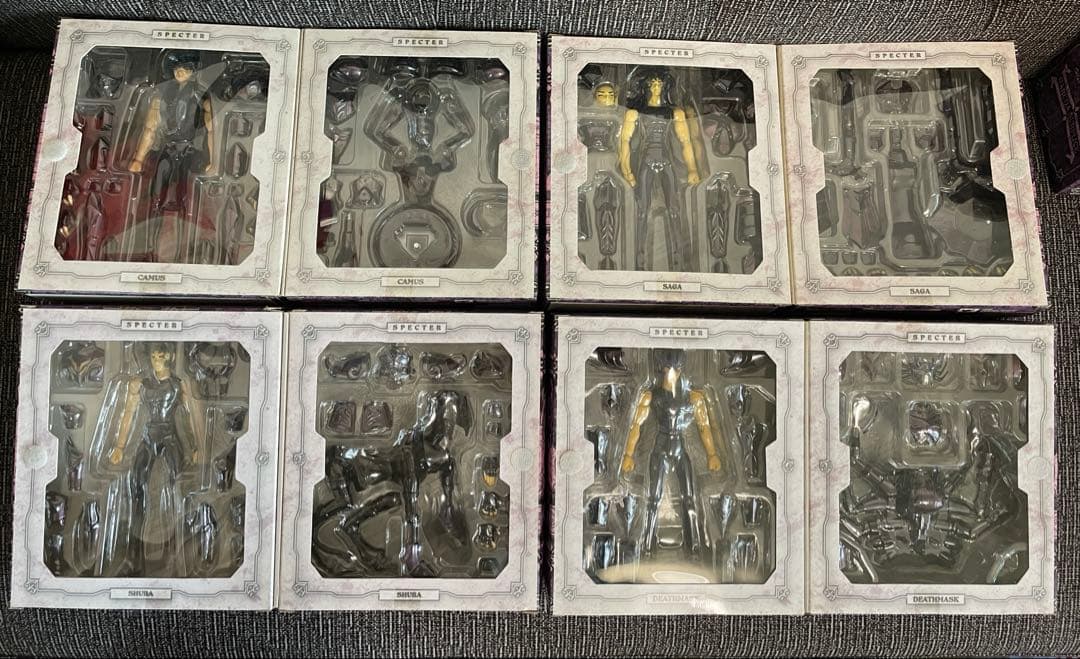 聖闘士聖衣神話　黄金冥衣4体　クロスマイス　サガ　デスマスク　シュラ　カミュ