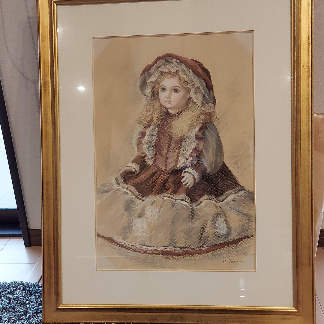 徳田　宏行　パステル画　ビスクドール　フランス