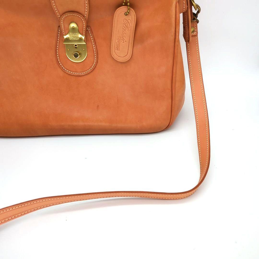 【美品】ブリー ダレスバッグ 2way ヌメ革