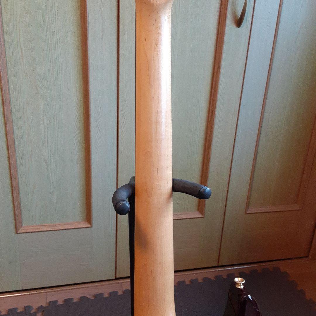 FERNANDES エレキ　サスティナー 付きギターパープル　ゴトーペグ