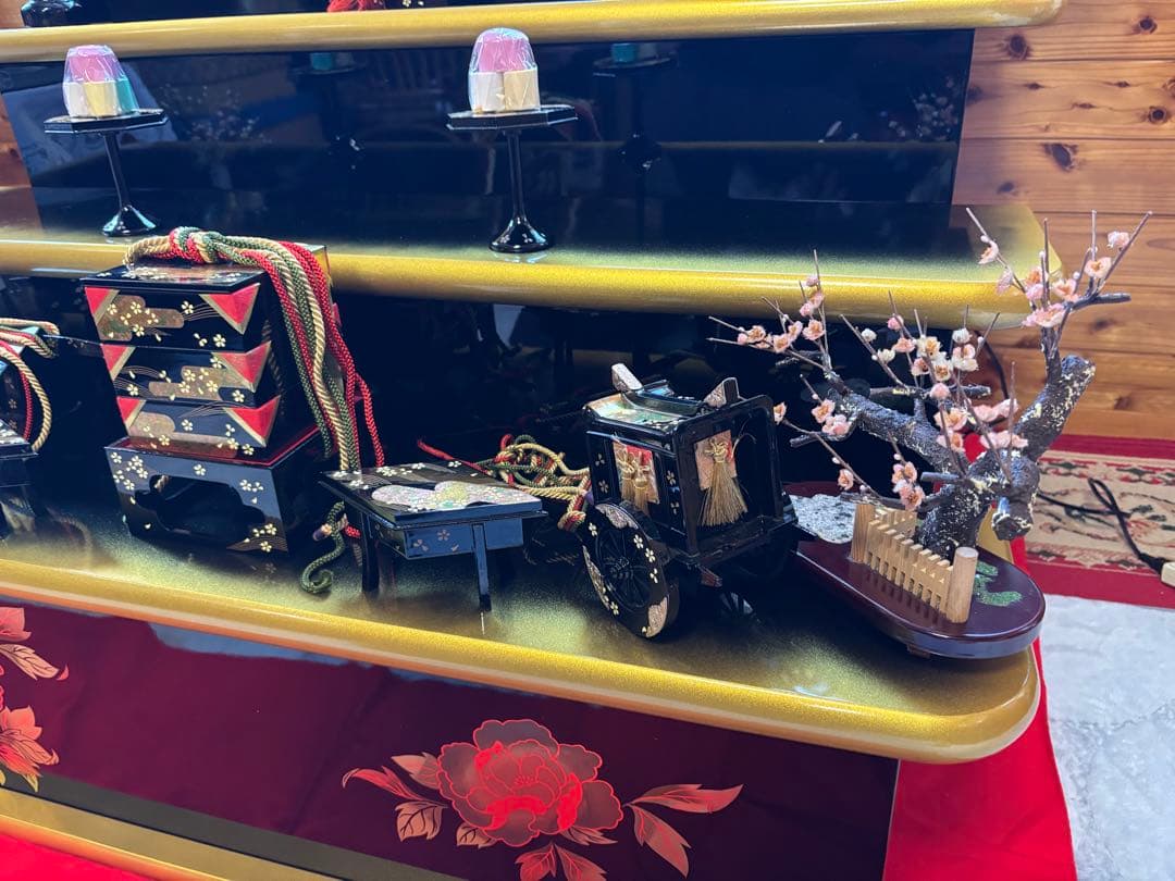 雛壇 三段飾り　①雛壇のみ