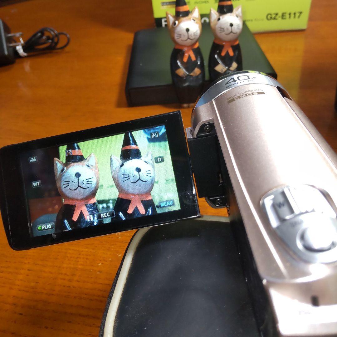 JVC ケンウッド Everio GZ-E117 ピンクゴールド ビデオカメラ