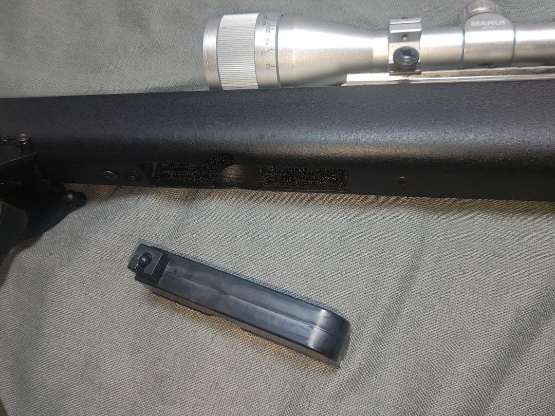 東京マルイ　VSR-10 プロハンターG　黒色木製ストックカスタム