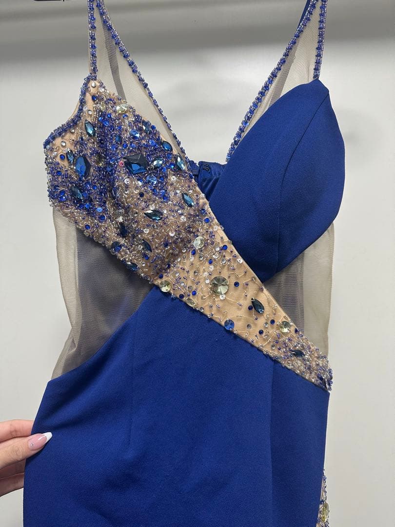 IRMA ネイビー タイトドレス