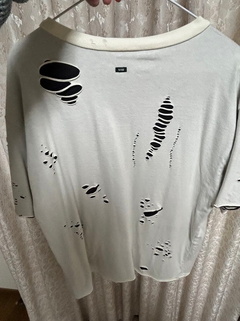 NAM ダメージ加工 Tシャツ