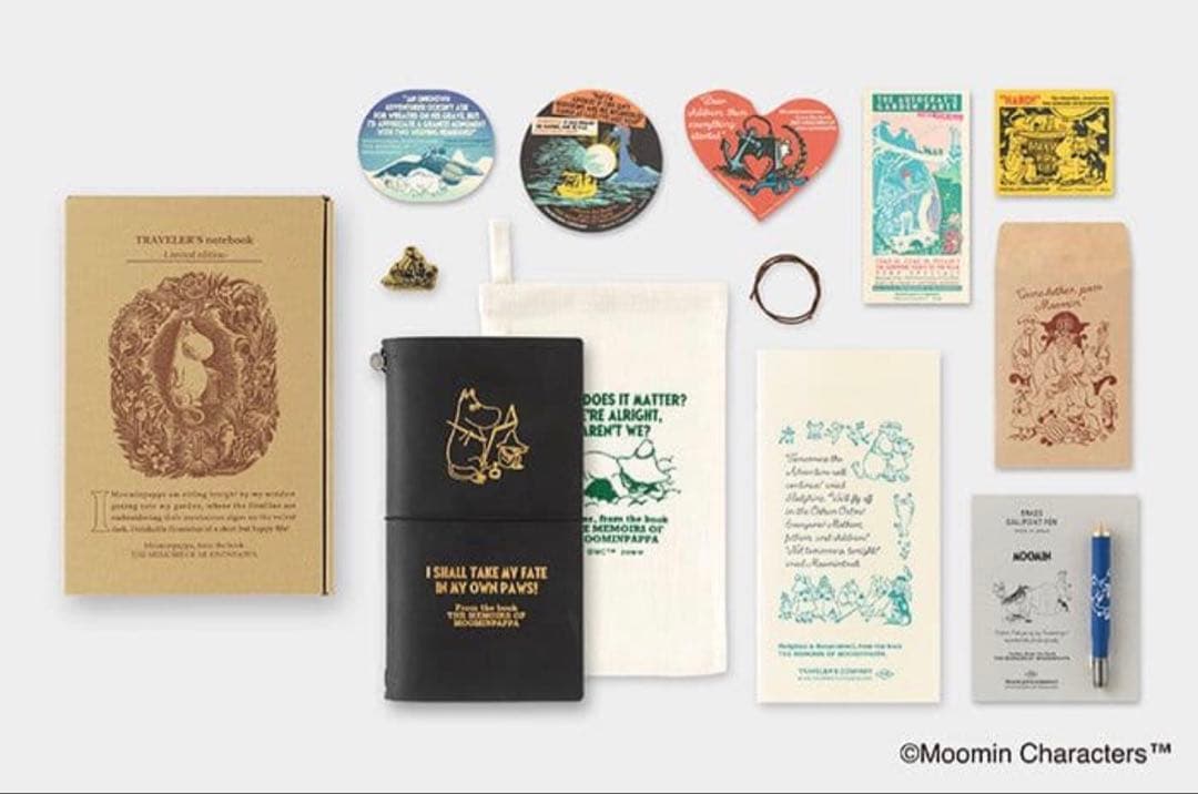 トラベラーズノート 限定セット MOOMIN パパの思い出 新品　未使用
