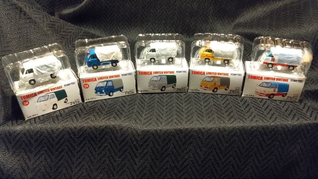 トミカリミテッドヴィンテージ スバル サンバートラック 5台セット