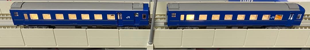 室内灯付き！　KATO 10-249 EF66 + 24系 さよならあさかぜ