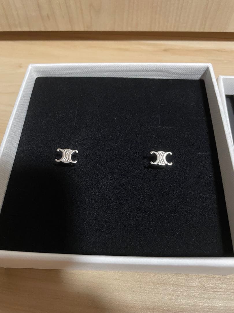 CELINE シルバー ピアス(両耳用)