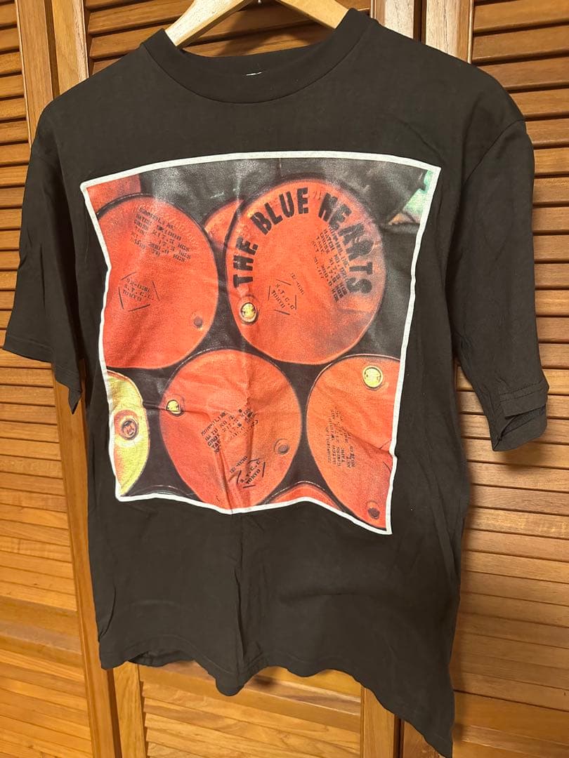【当時もの】THE BLUE HEARTS ツアーTシャツ Lブルーハーツ