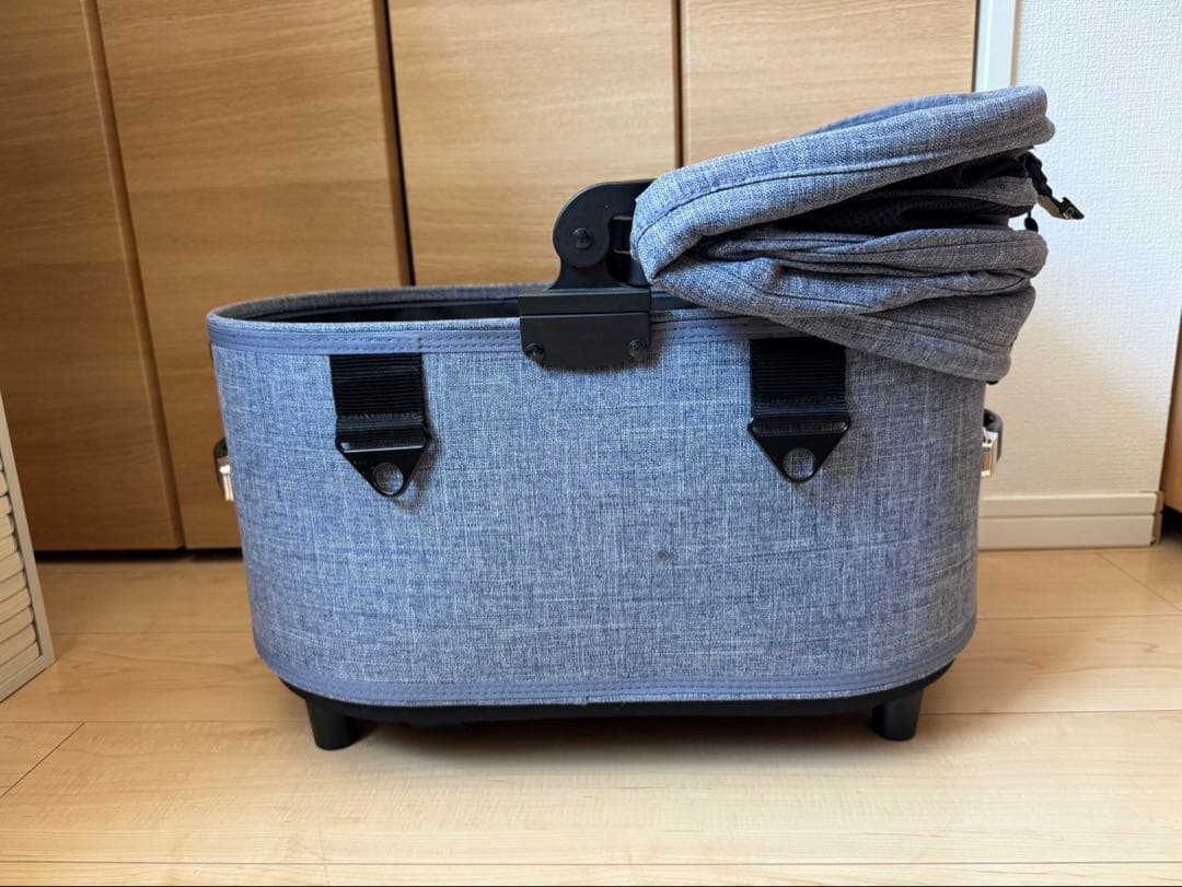 犬用バギー 【AIRBUGGY ドーム3 レギュラーサイズ メランジデニム】