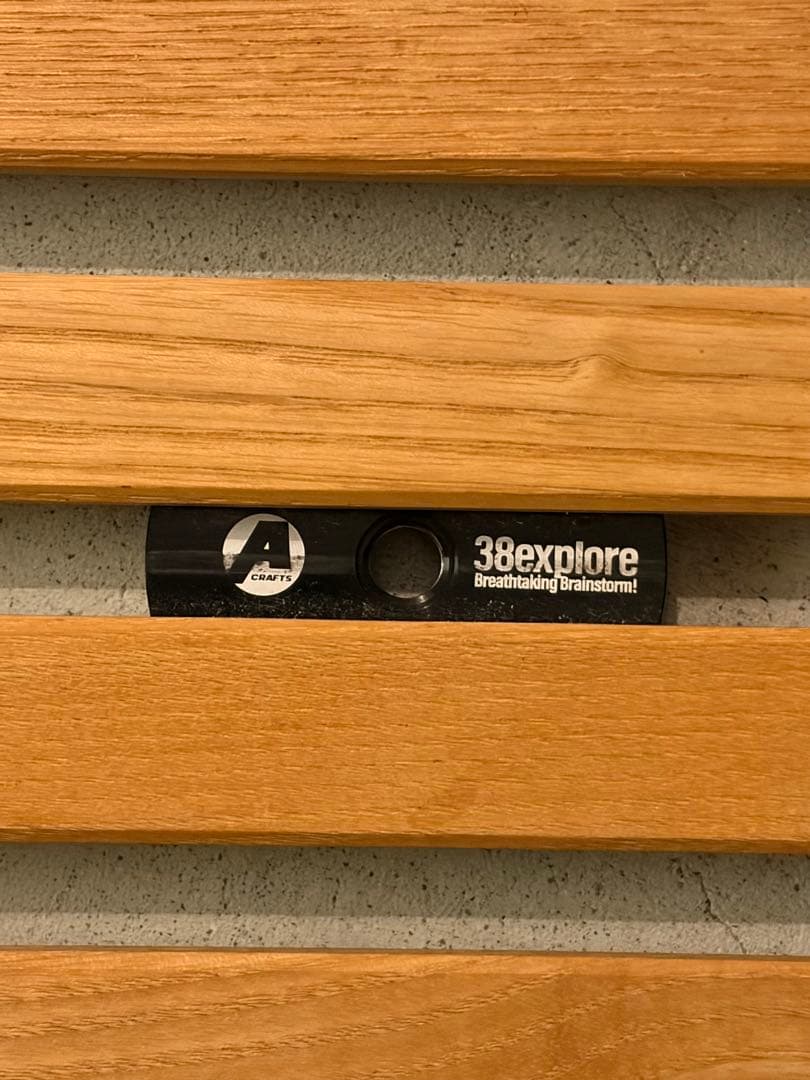 38explore A38grate The Areh刻印　アシノプレート付