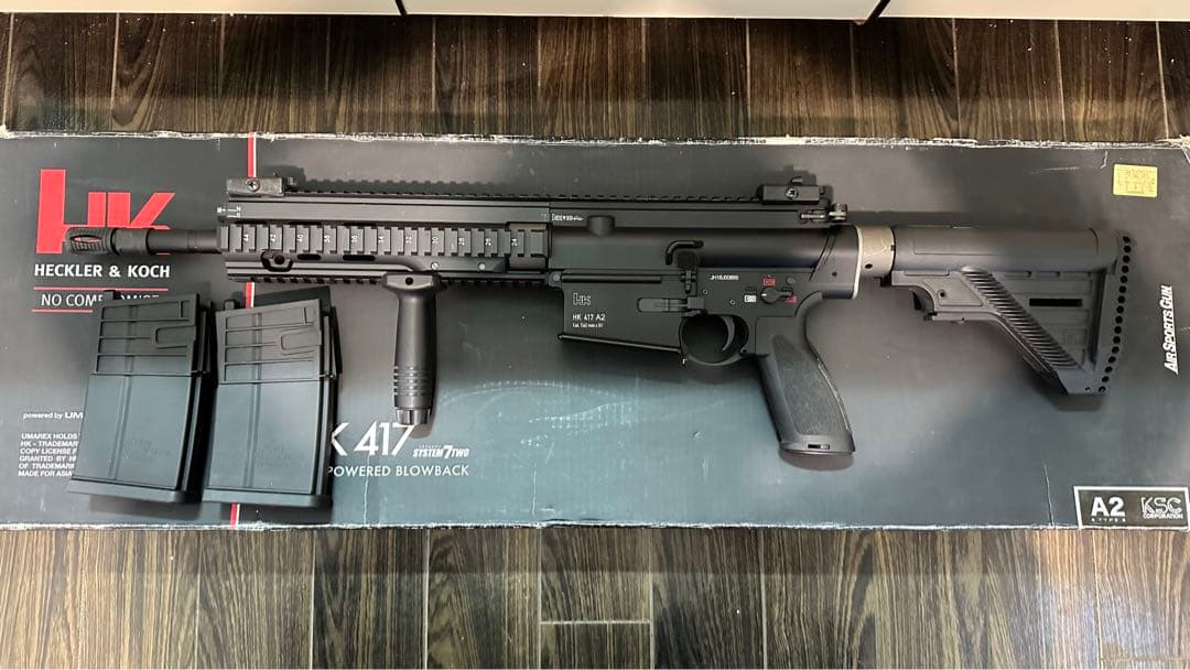 KSC HK417A2 ガスガン マガジン2つ付き セット