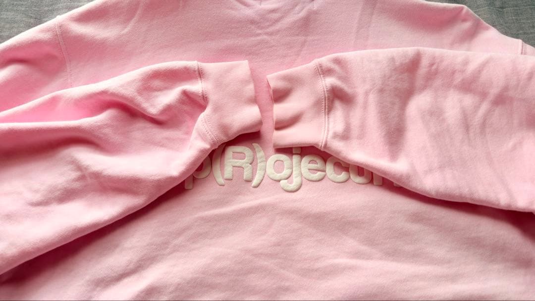 *p(R)ojectR® Heart Hoodie PINK Lサイズ