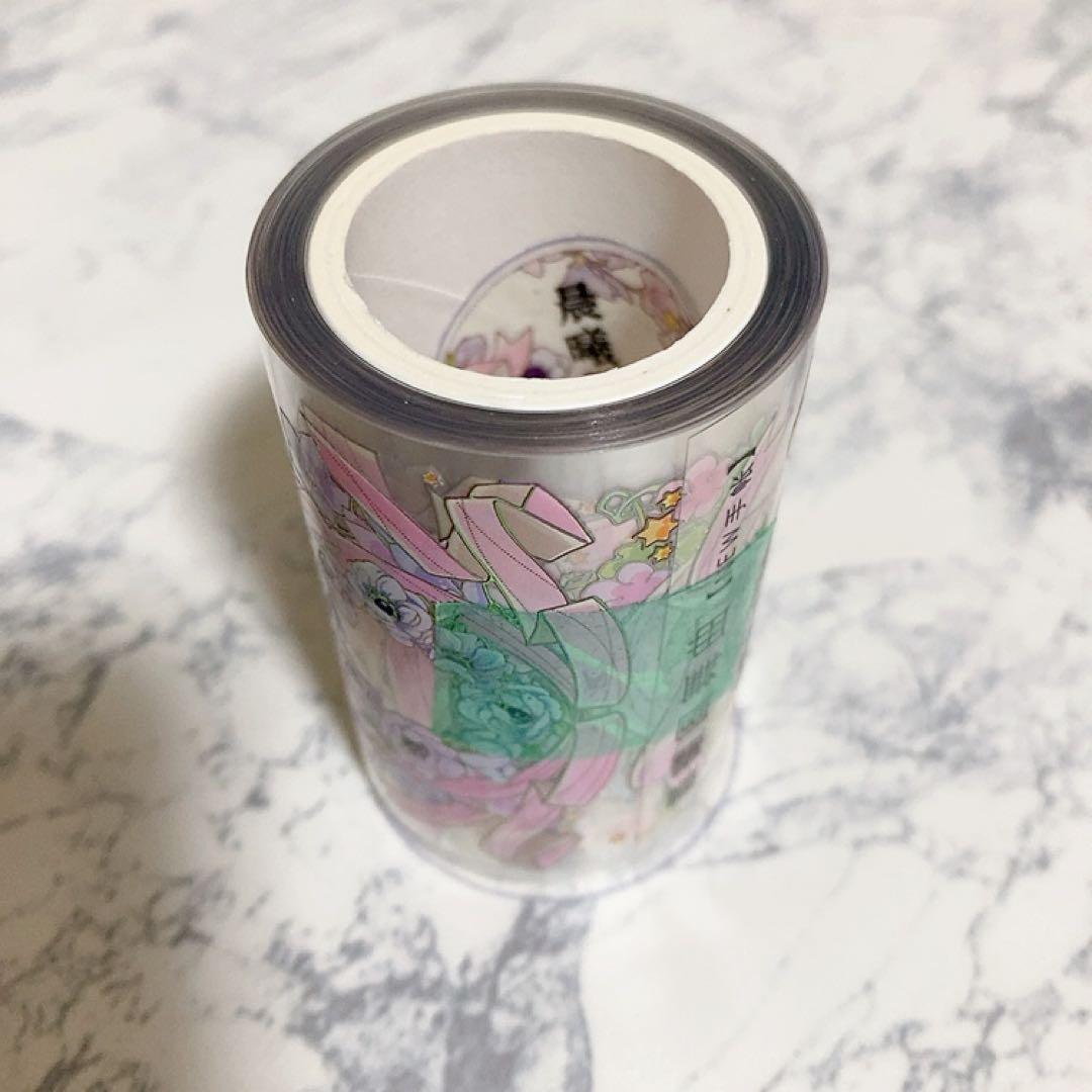 【中古】リボン 花 海外マステ petテープ