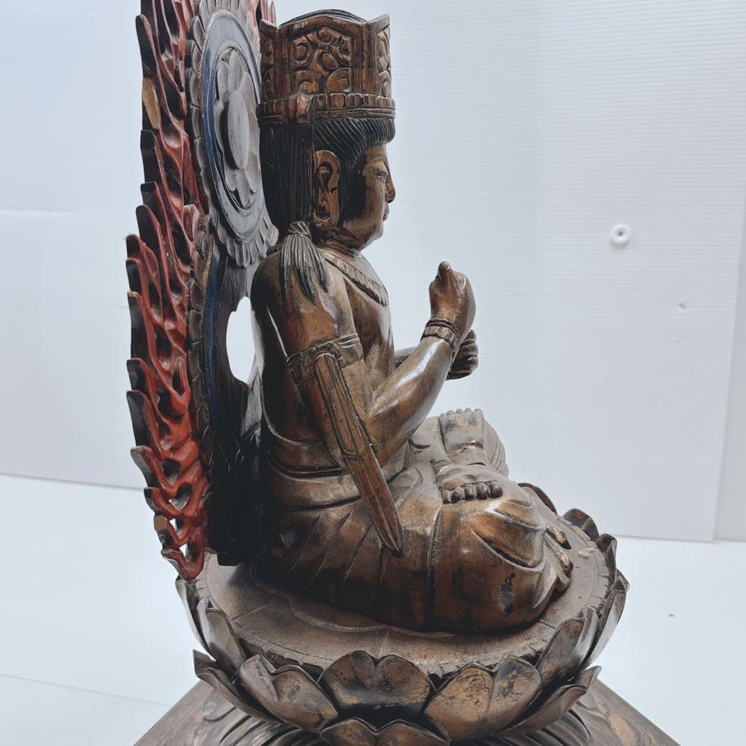 k1457 大日如来像 木製 座像 仏像 如来 菩薩 明王 寺院仏閣 中国美術