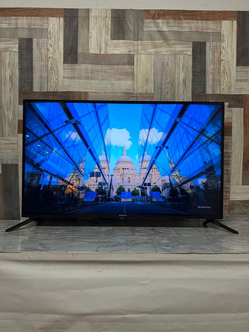 即日受渡❣️全国送料込マクスゼン43型液晶テレビゲームモード搭載。新品リモコン付