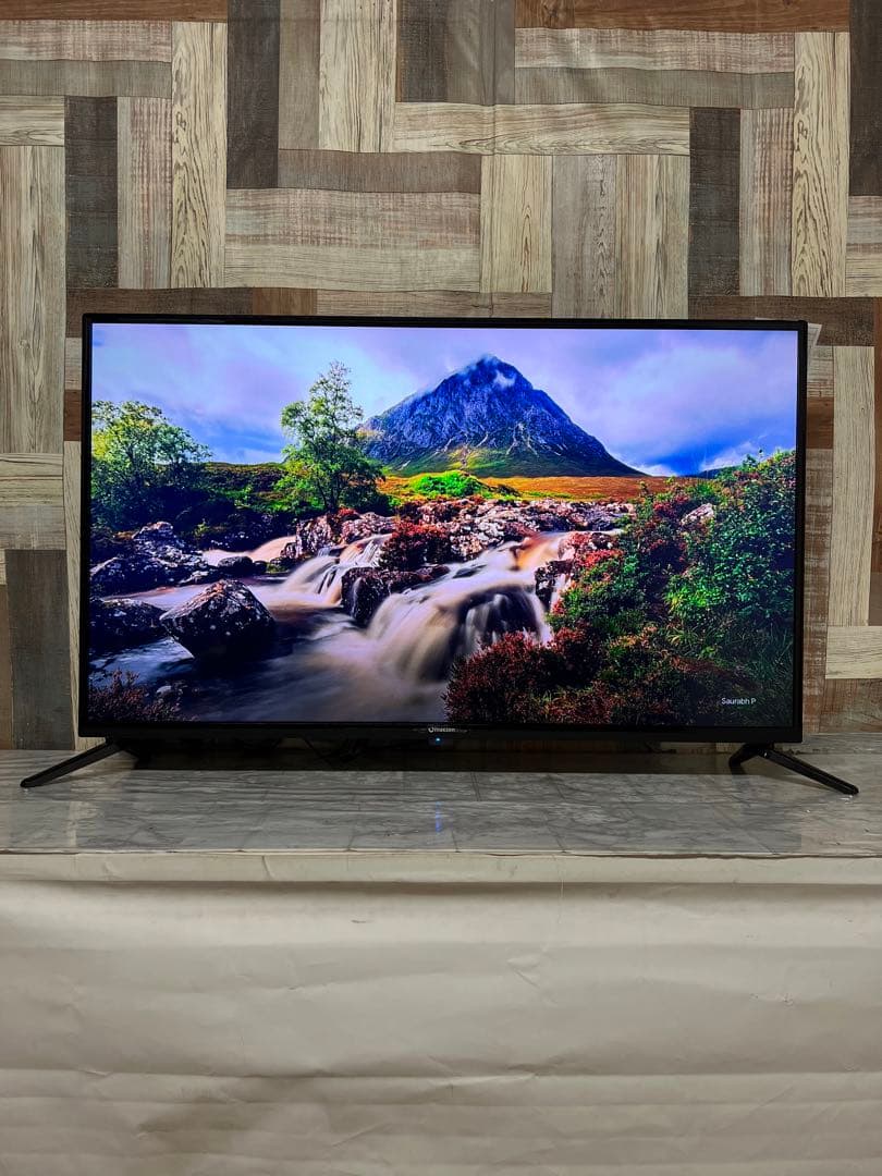 即日受渡❣️全国送料込マクスゼン43型液晶テレビゲームモード搭載。新品リモコン付