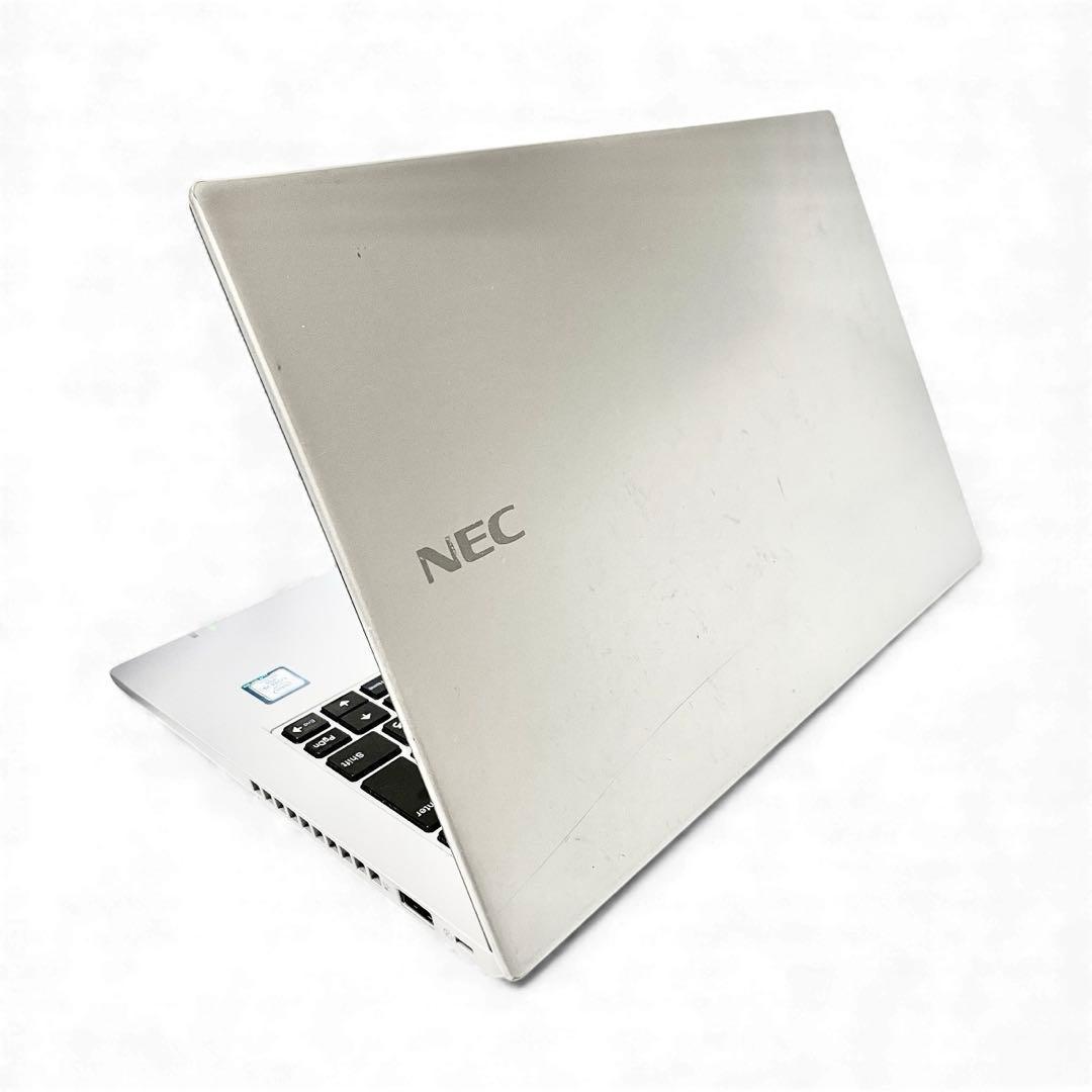 軽量ノートパソコンNEC i5-8350U メモリ8GB　SSD256