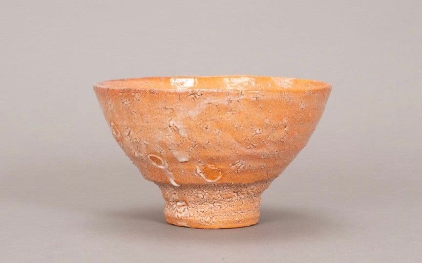 吉野桃李【萩井戸茶碗】共箱 共布 栞