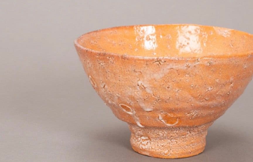 吉野桃李【萩井戸茶碗】共箱 共布 栞