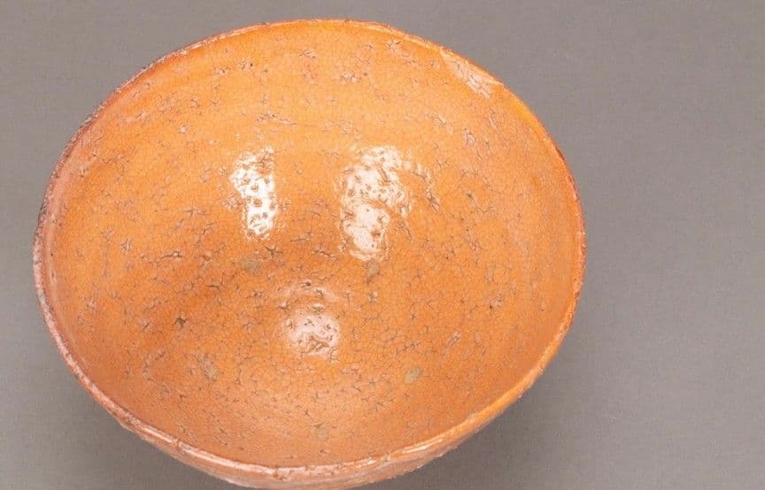 吉野桃李【萩井戸茶碗】共箱 共布 栞