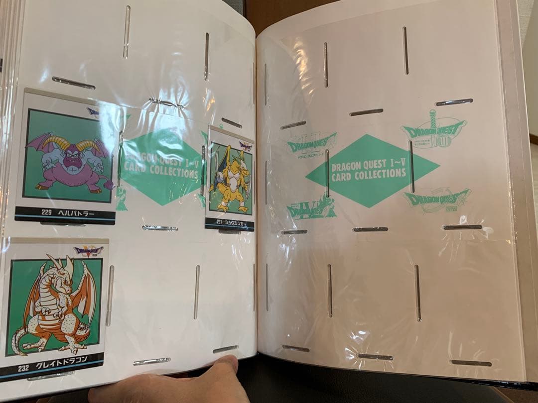 ドラゴンクエスト カードコレクションズ コレクションファイル2冊　カード66枚