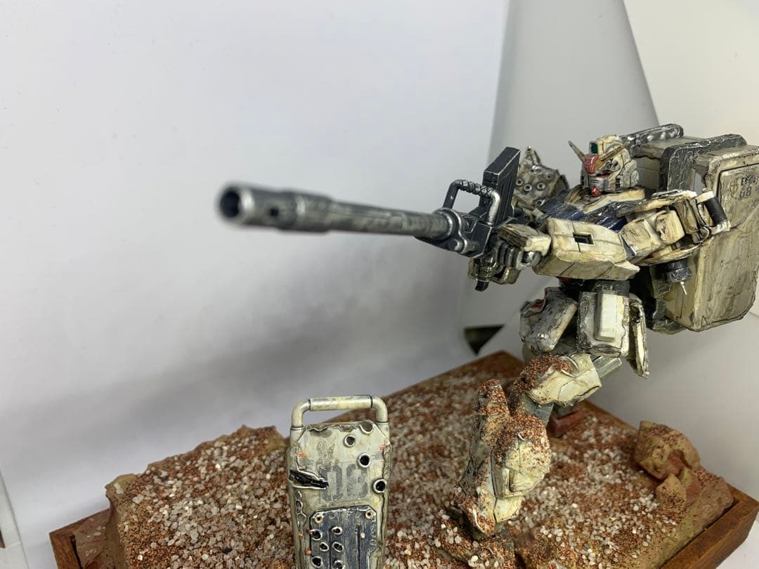 HGUC陸戦型ガンダム　ジオラマ