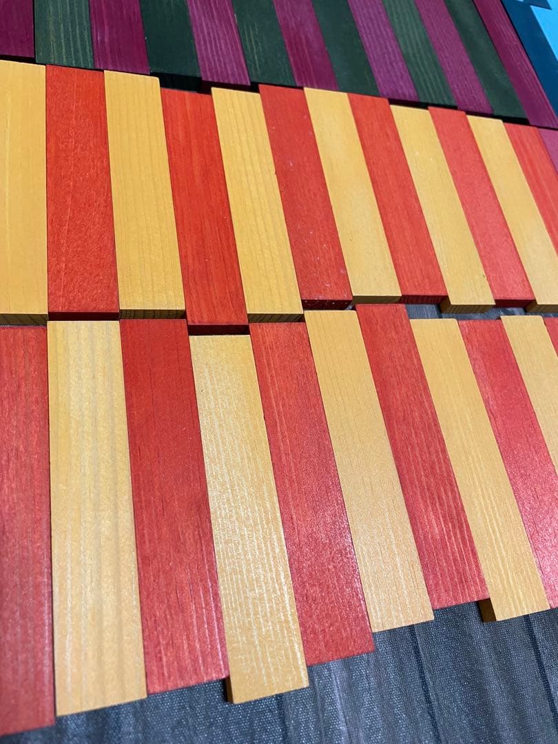 【美品】ＫＡＰＬＡ　カプラ オクトカラー 100ピース 積み木　木製　知育玩具