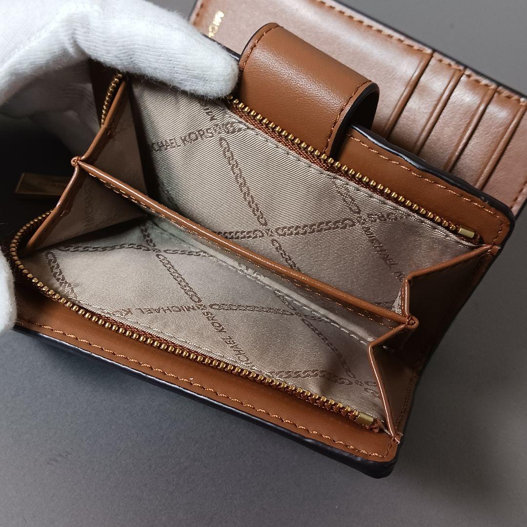 632/未使用/MICHAEL KORS マイケルコース/二つ折り財布/ブラウン