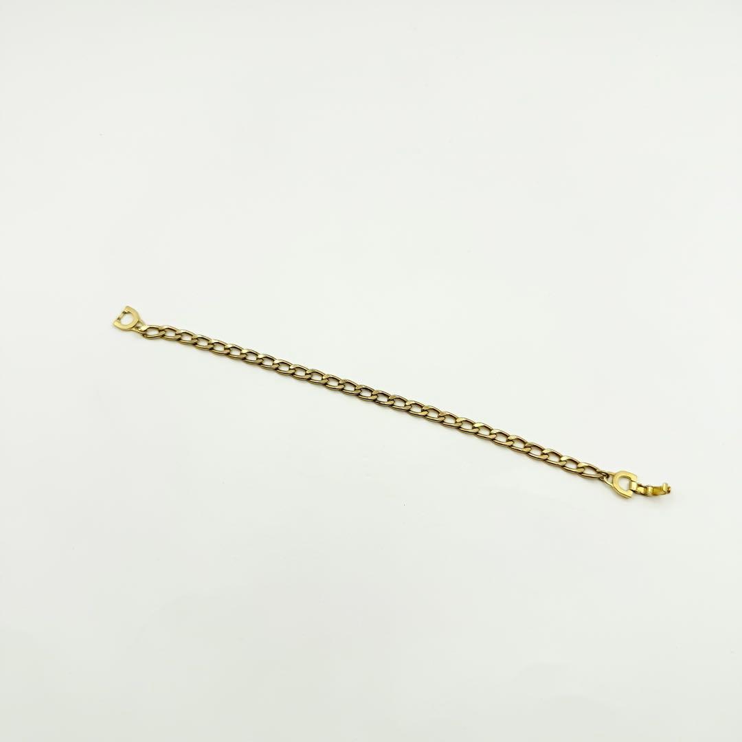 【vintage】Christian Dior ディオール　チェーンブレスレット