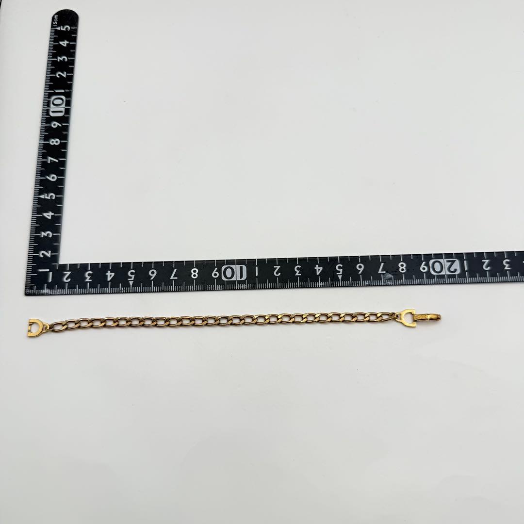 【vintage】Christian Dior ディオール　チェーンブレスレット