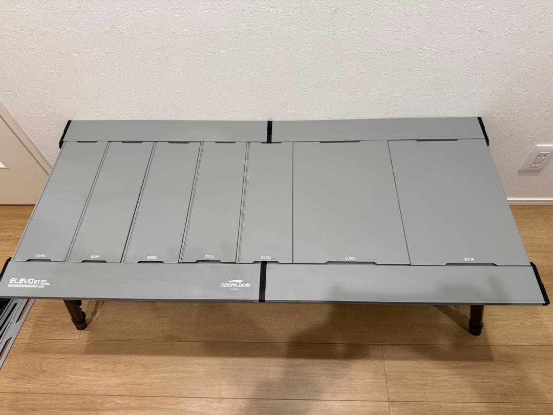 Soomloom 4.5ユニット高さ調節可能折りたたみ式　IGTキャンプテーブル